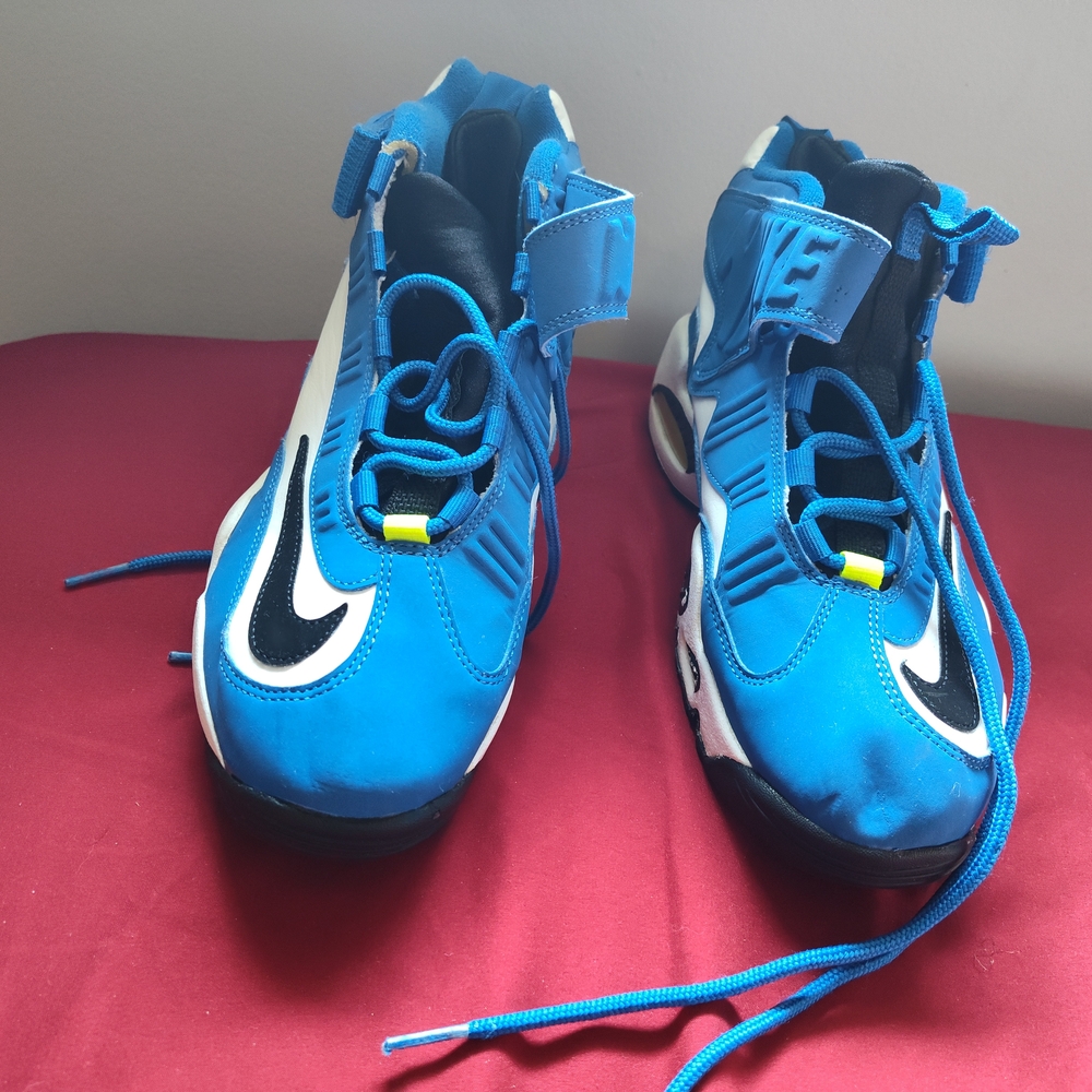 Kids Blue and White Athletic Shoes